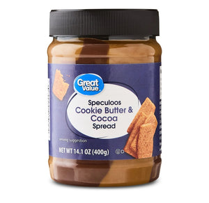 Cookie butter and cocoa spread