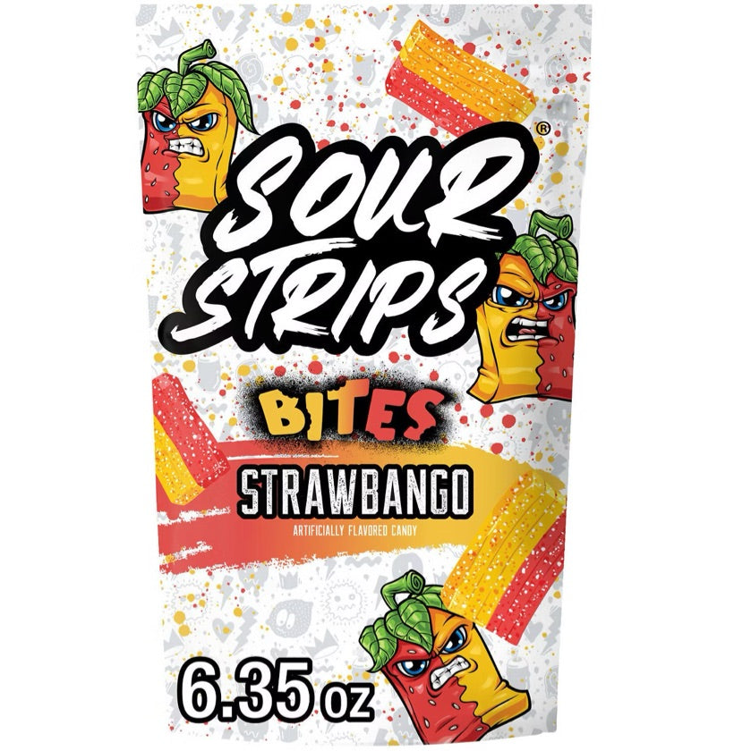 Sour strips 6.3oz strawmango
