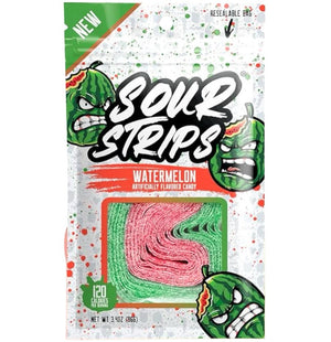 Sour strips 3.4oz watermelon