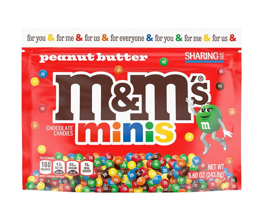 M&M mini peanut butter