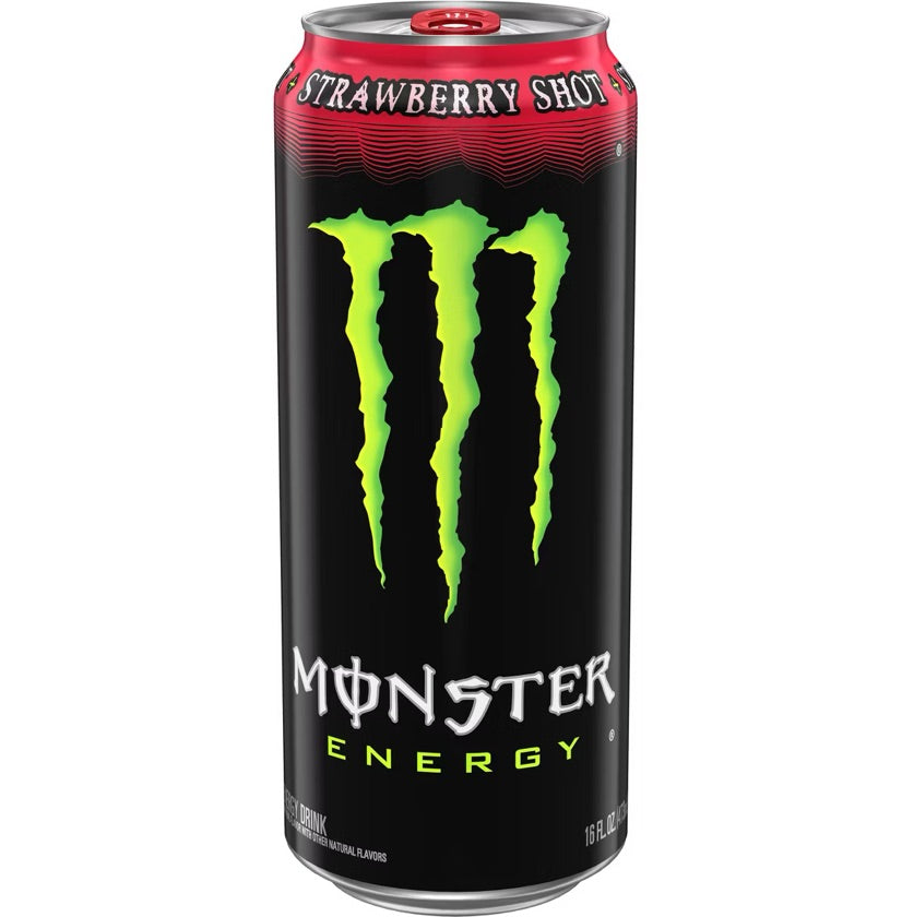 Monster + shot strawberry