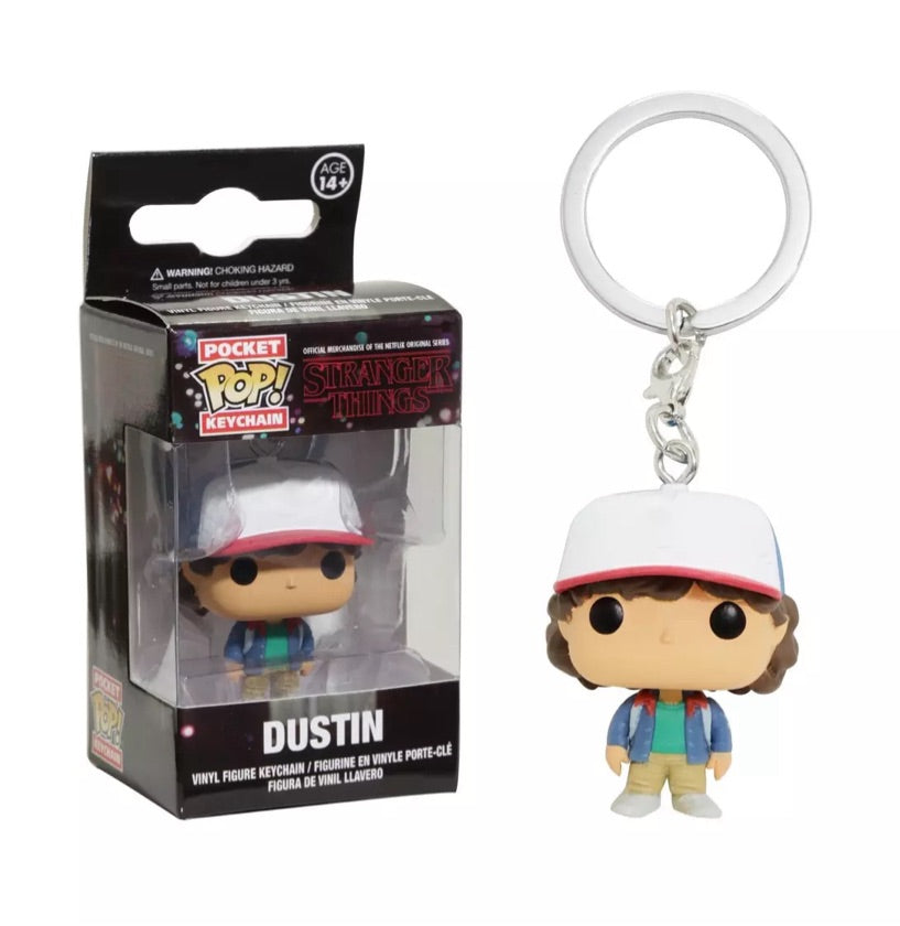 Funko pocket pop stranger things dustin (llavero)