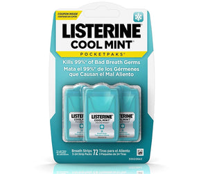 Listerine laminas x3