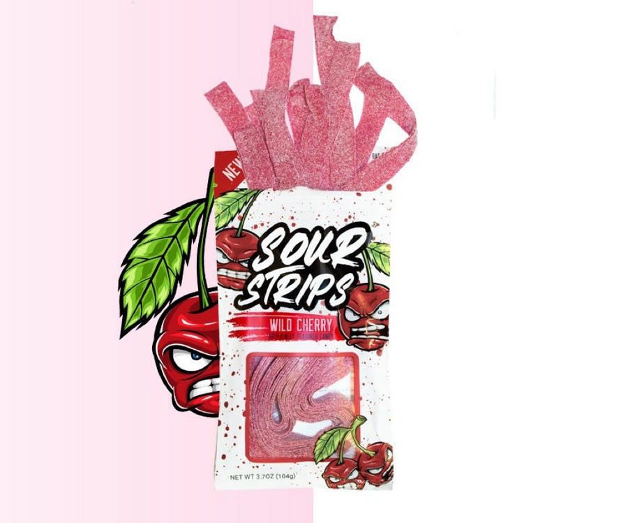 Sour strips 3.4oz cereza