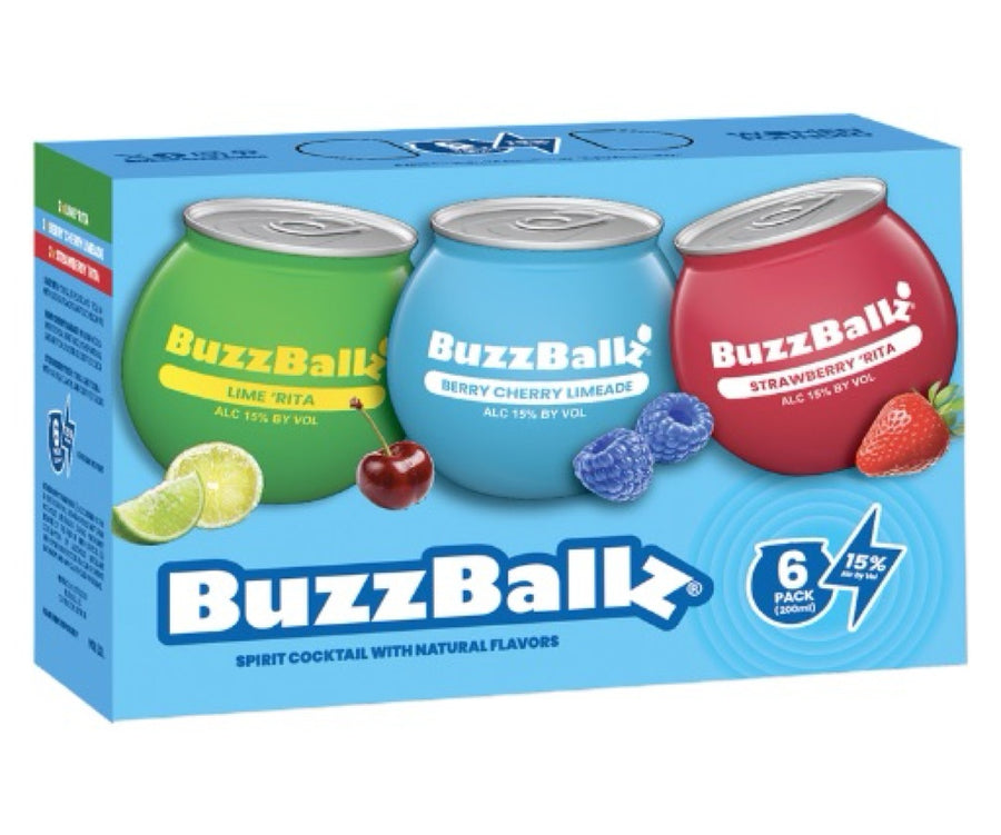 Buzz ballz mix x6 - 15% de alcohol