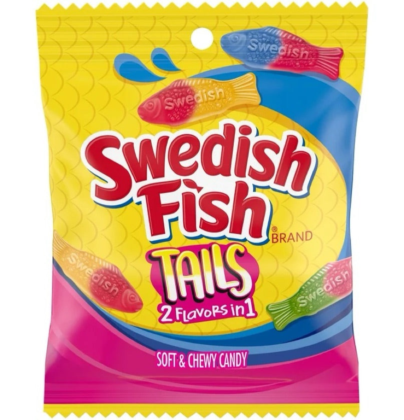 Swedish fish 3.6oz tails