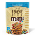 Brownie brittle m&m mini blondie
