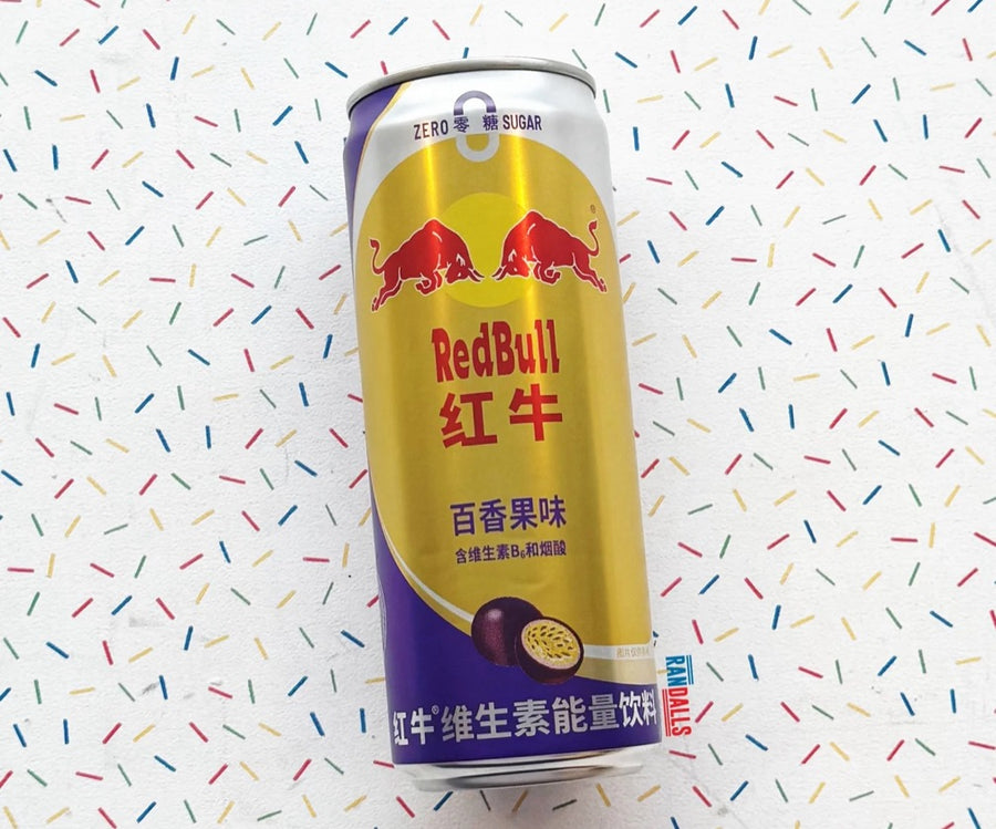Red bull passion fruit 325ml sin azúcar