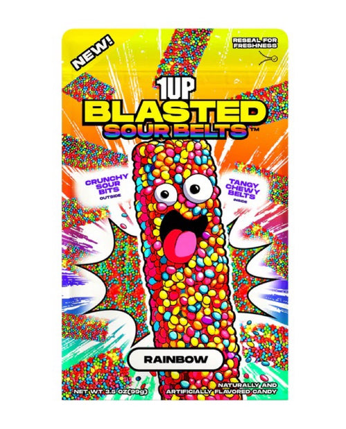 1 up sour belts rainbow