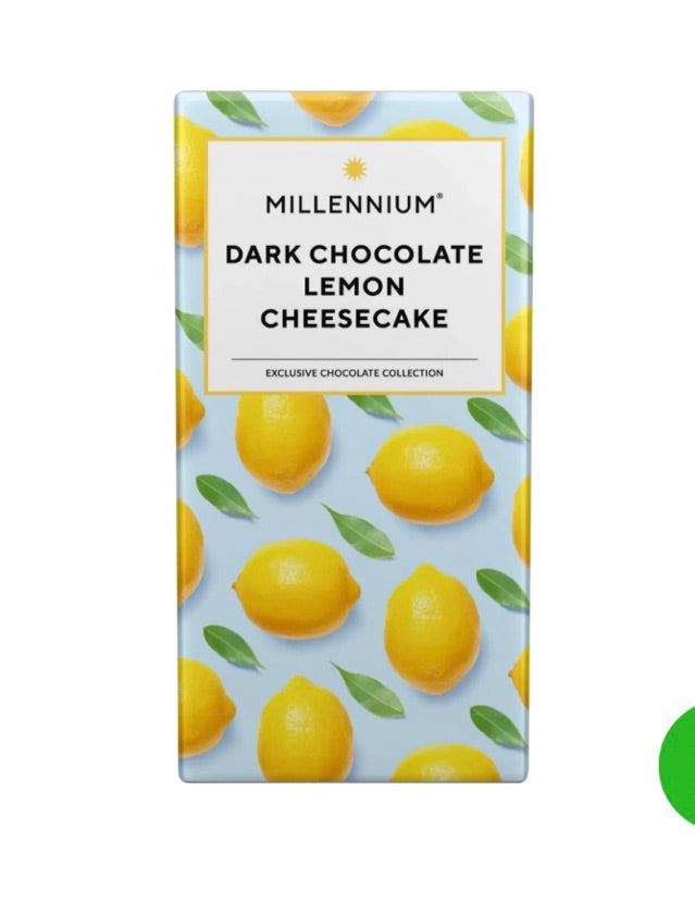 Millennium chocolate dark lemon cheesecake