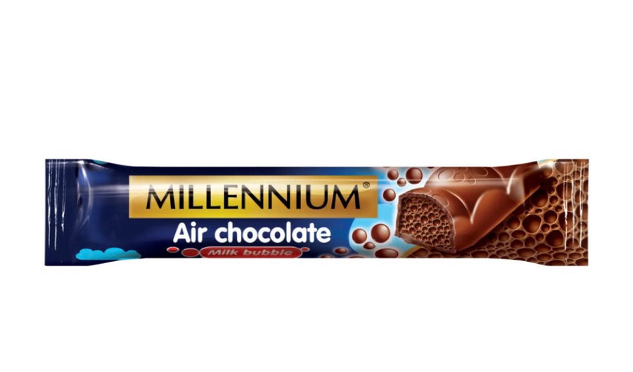 Millennium chocolate air bubble milk