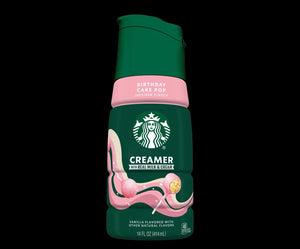 Starbucks creamer birthday cake pop