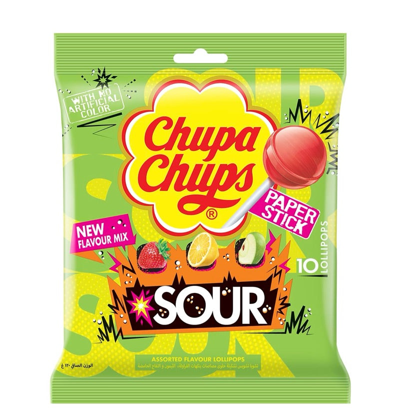 Chupa chups x10 sour