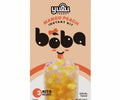 Boba tea mango peach