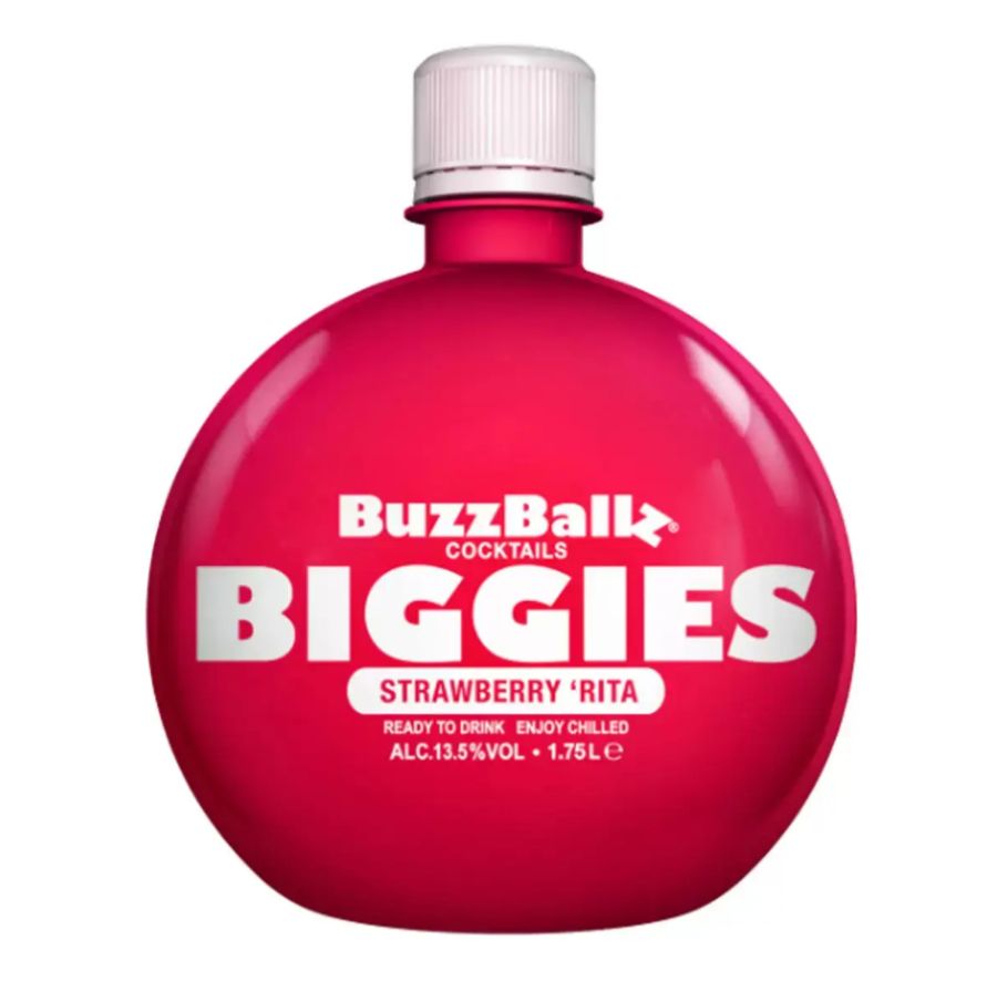 Buzz ballz strawberry 15% de alcohol 1.5L