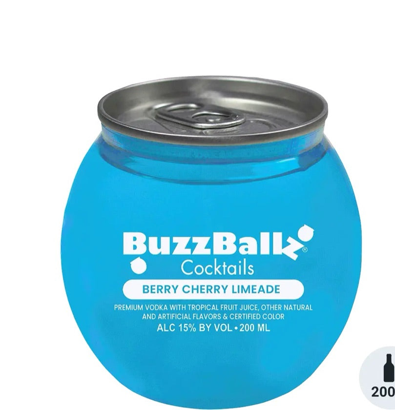 Buzz ballz berry 15% de alcohol