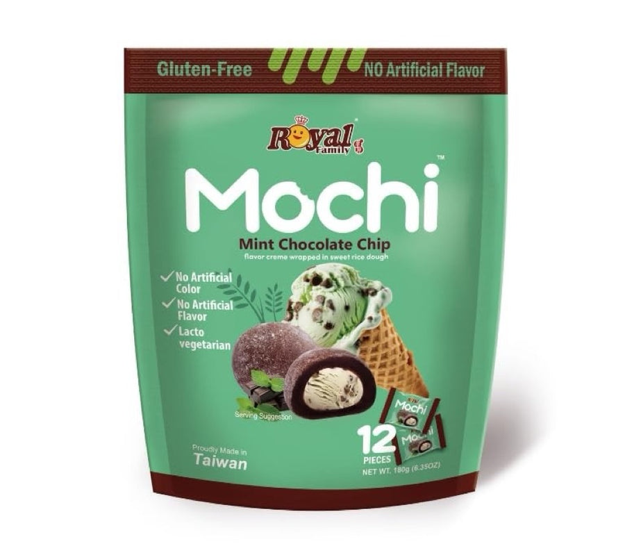 Mochis mint chocolate chips x12