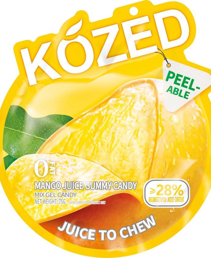 Kozed gomita pelable mango