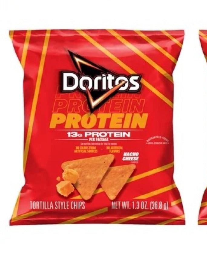 Doritos protein 13gr - 1.3oz nacho queso