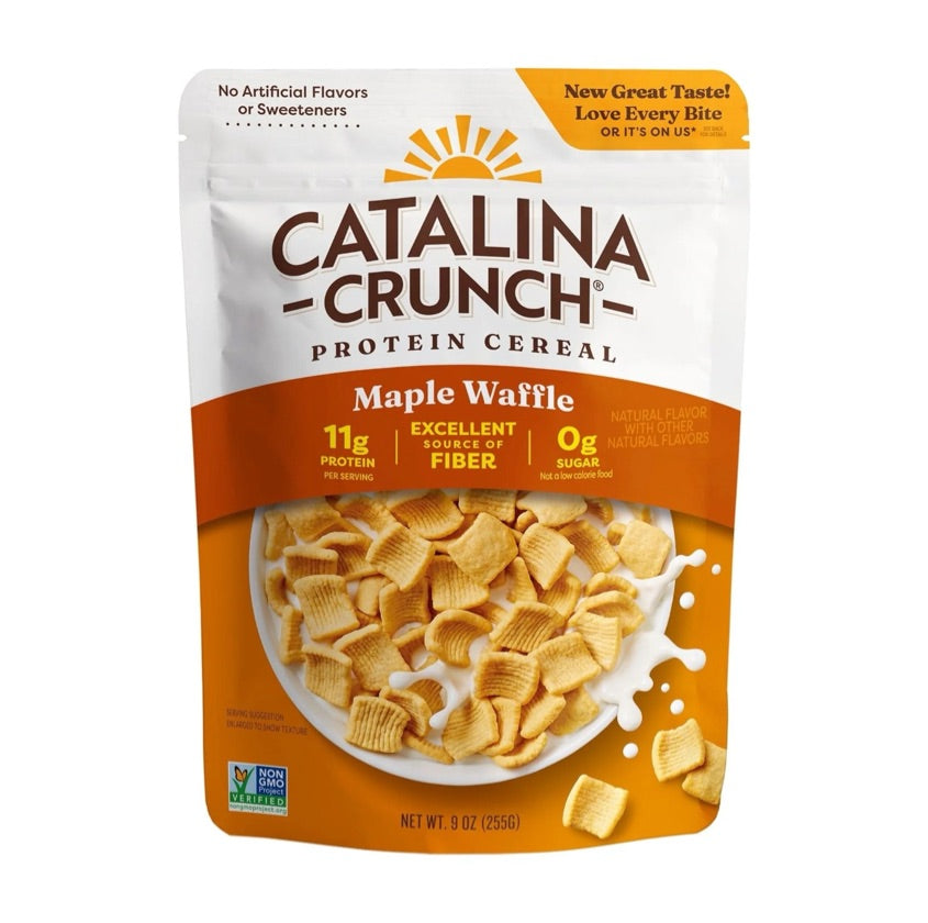 Catalina crunch maple waffle