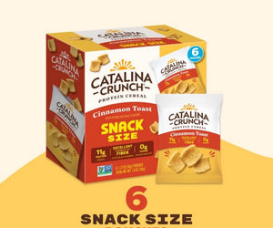 Catalina crunch cinnamon snack size x6