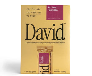 David red velvet bar protein x4