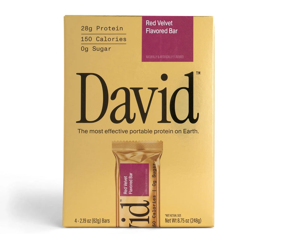 David red velvet bar protein x4