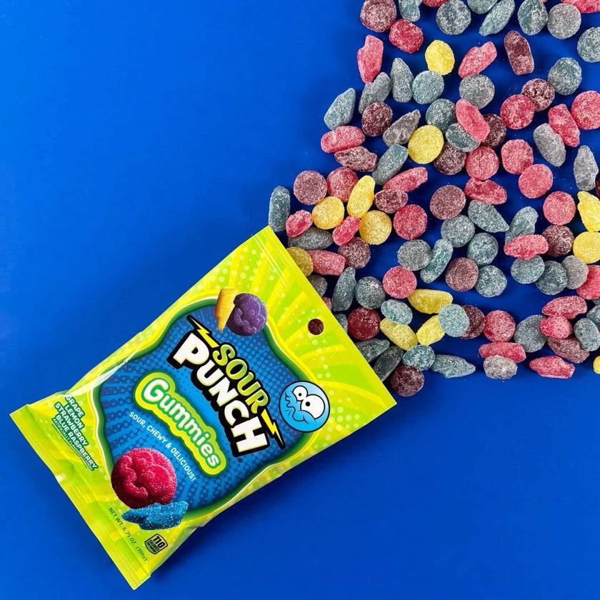 Sour punch gomitas 6.75oz