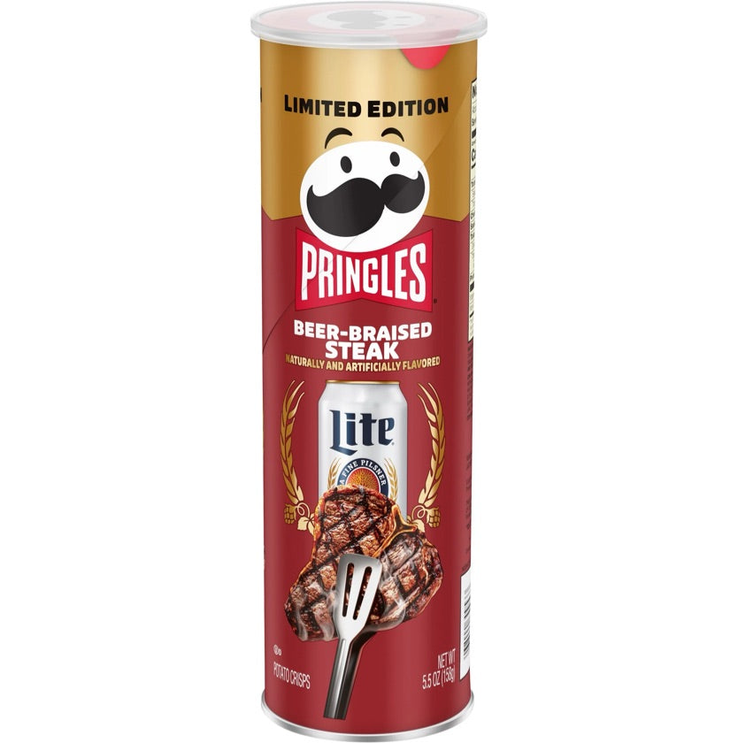 Pringles beer braised steak