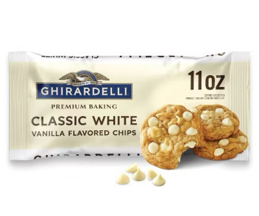 Chispitas Ghirardelli white