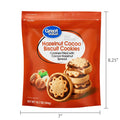 Hazelnut cocoa biscuit cookies