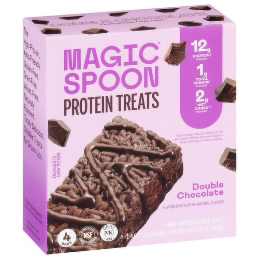 Magic spoon protein bar x4 double chocolate