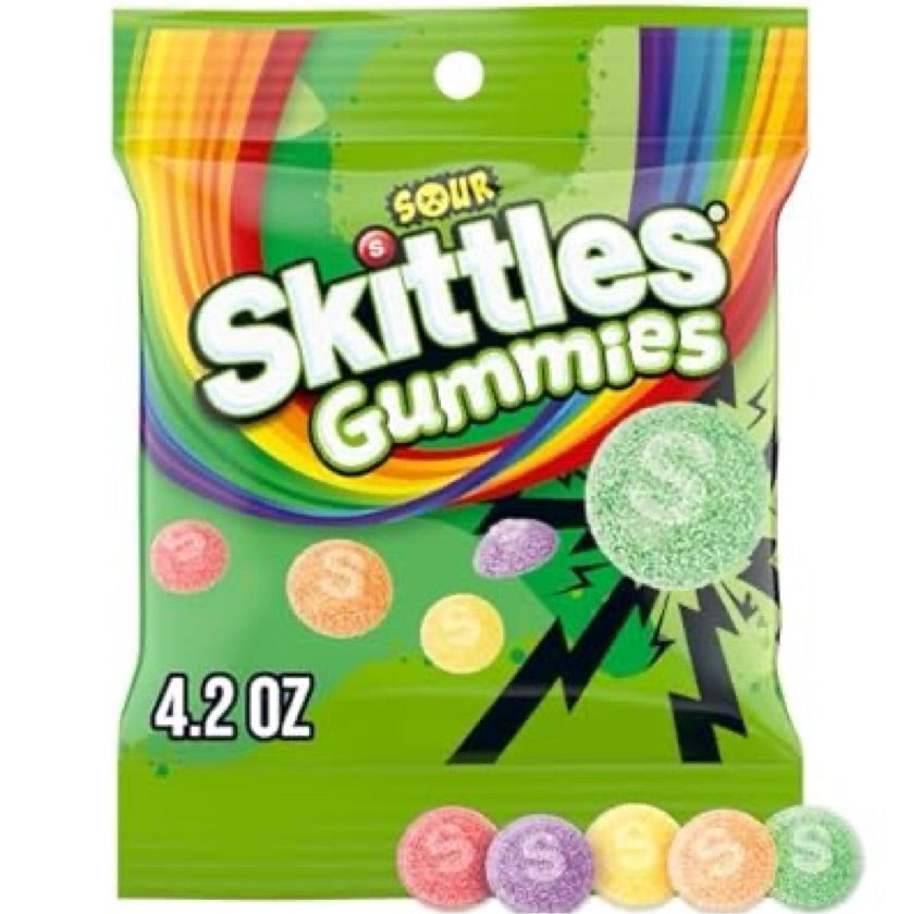 Skittles sour gomitas - 4.2oz