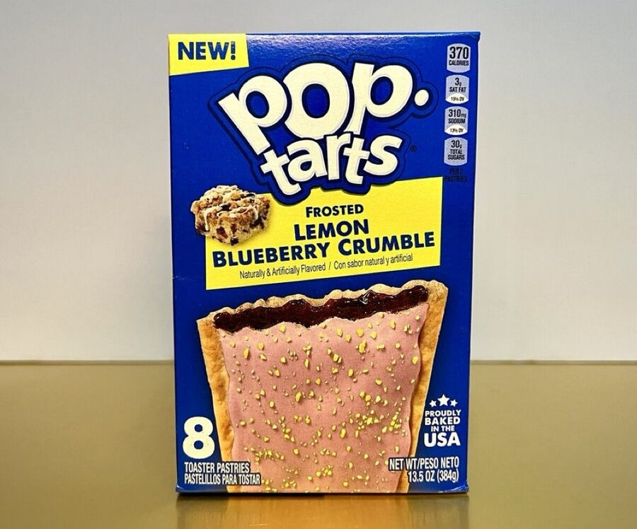 Pop tarts lemon blueberry crumble x2