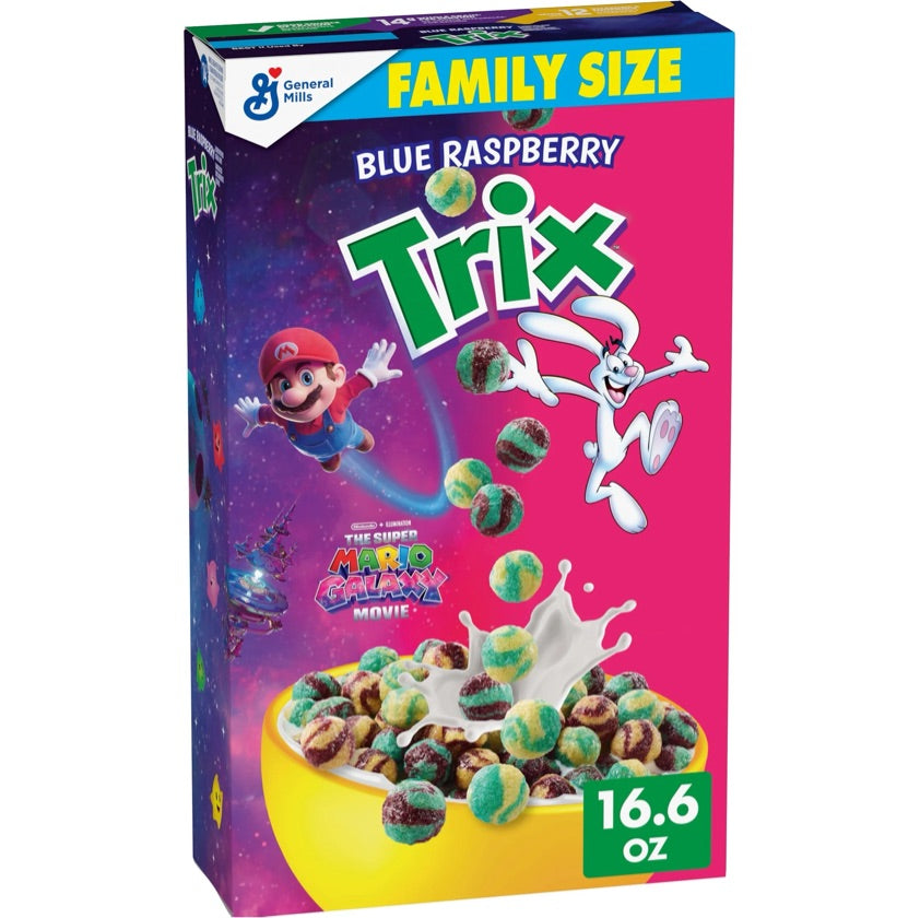 Cereal trix blue raspberry