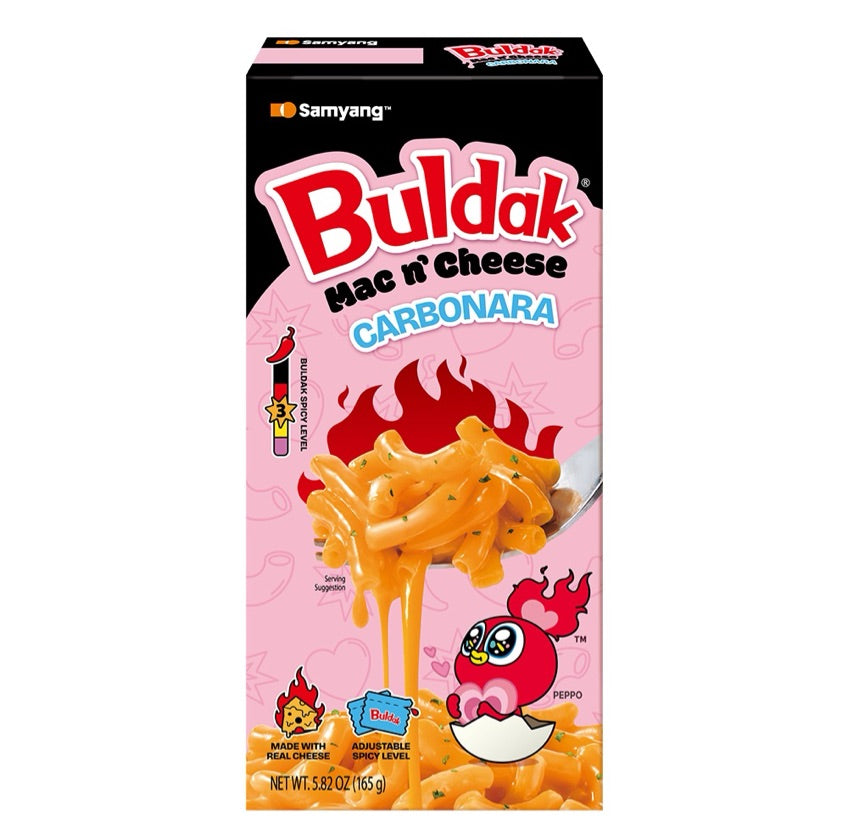 Buldak macn cheese carbonara