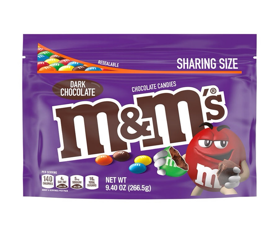 M&M dark chocolate