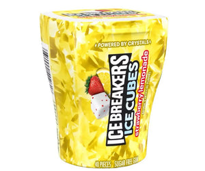 Chicles ice cubes strawberry lemonade