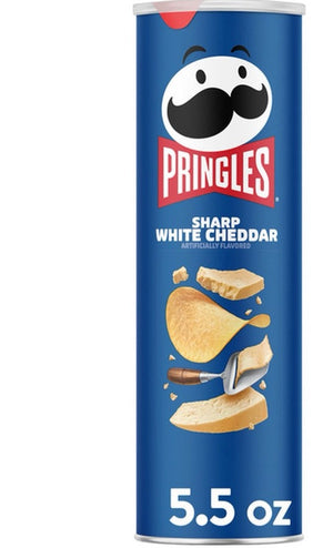 Pringles sharp white cheddar