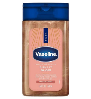 Vaseline sunlit glow gel oil mini