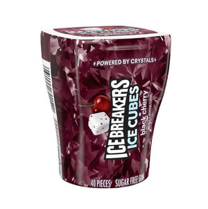 Chicles ice cubes black cherry