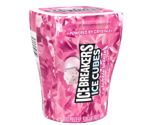 Ice cubes bubble breeze