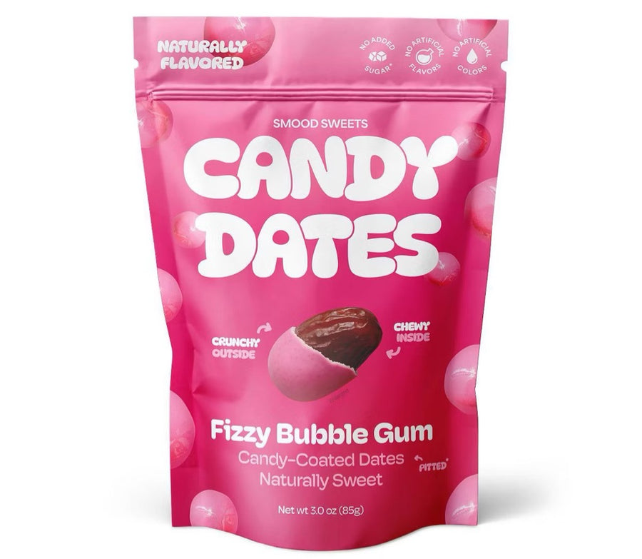Candy dates fizzy bubble gum