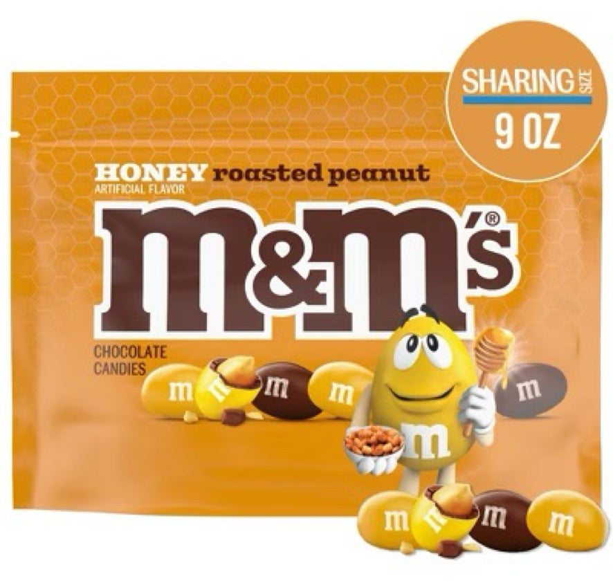 M&M honey roasted peanut