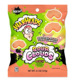 Warheads sour clouds peach