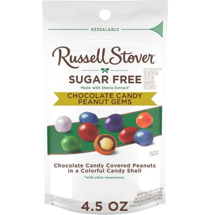 Russel chocolate peanuts gems