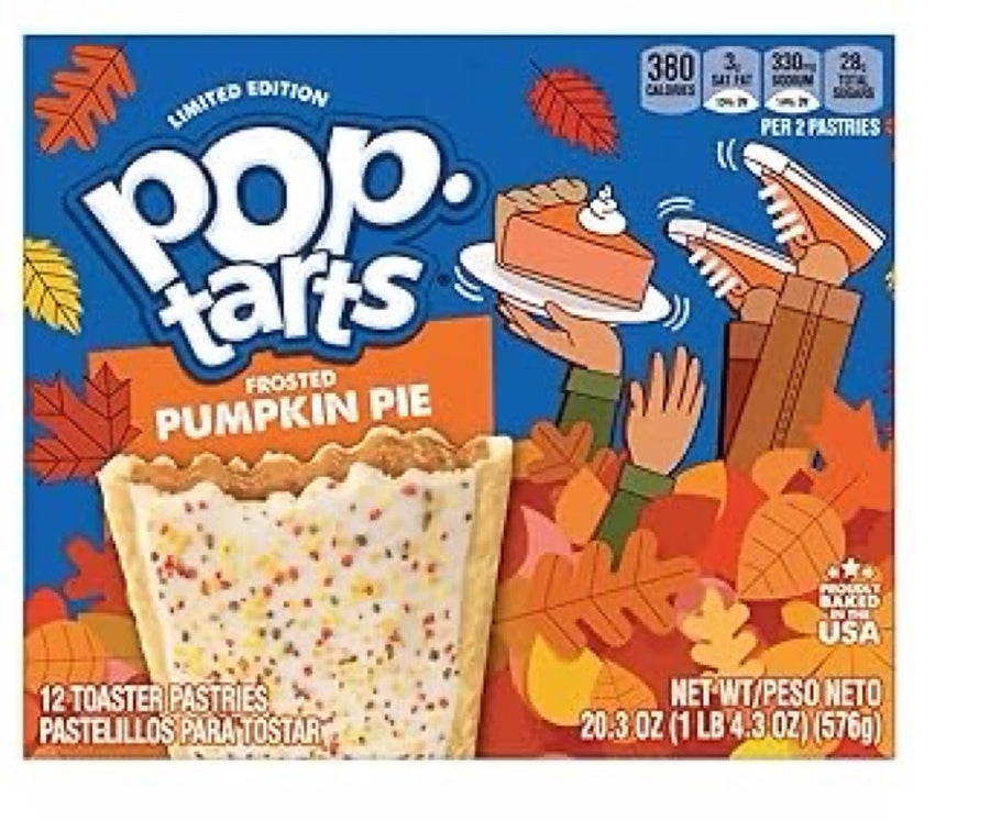 Pop tarts frosted pumpkin pie x2
