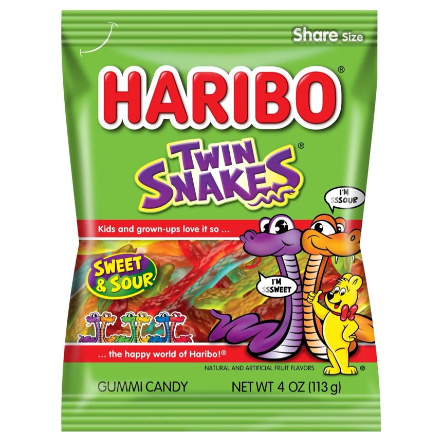 Haribo culebras - ácidas